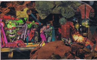 The Mighty Thor Collage Jack Kirby Comic Art